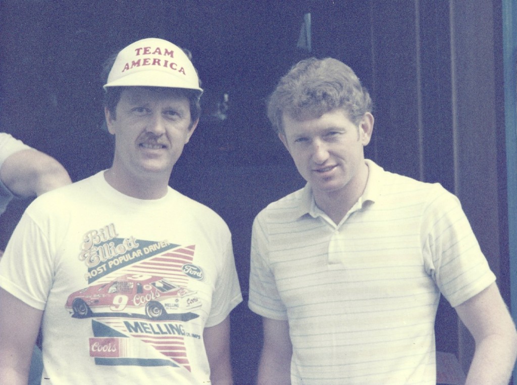 Luckily I was wearing a Bill Elliott t-shirt the day I first met him at the Evergreen Speedway (WA) in 1985.