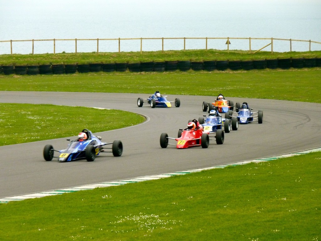 My favorite view of the Anglesey Circuit overlooking the Irish Sea.