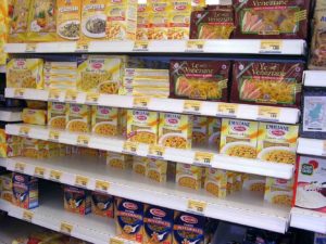 italian grocery store pasta aisle