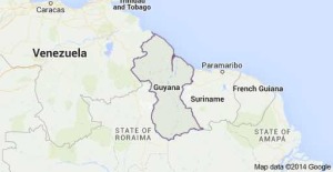 guyana map