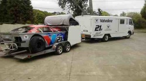 race car ready to go to races NZ