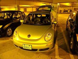 vw bug rental car