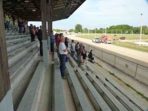covered grandstand