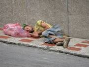 homeless sleeping