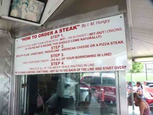 pats chessesteaks how to order a steak