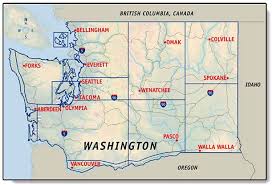 washington state map