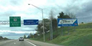 tennessee welcome sign