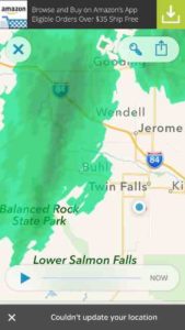 Twin Falls weather map