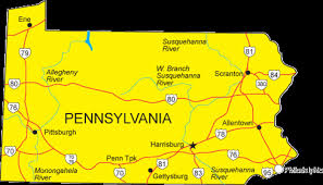 pennsylvania map