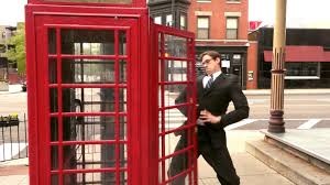 superman in phone booth