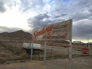 speedway willow springs sign