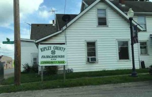 ripley county fairgrounds sign