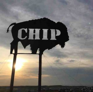Buffalo chip sign