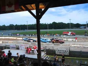 chippewa county fairgrounds racers