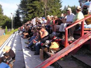 A nice-sized crowd was on hand for the Saratoga Speedway racing program.