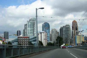Vancouver has its share of high rise buildings.