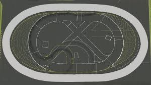 Irwindale Speedway aerial layout