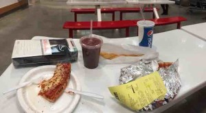costco lunch with underwear