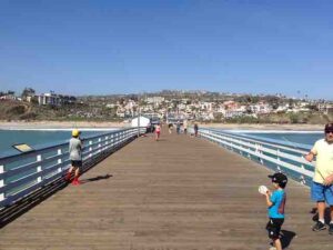 The iconic San Clemente pier is just 500 yards from our house.