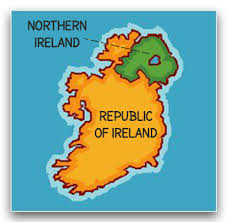 ireland northern ireland map