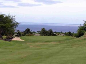 Most of the course offered beautiful ocean views.