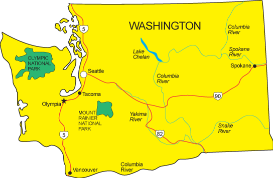 washington map 34