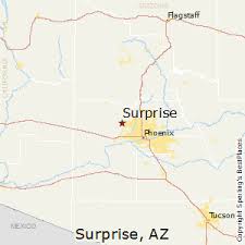 surprise arizona map