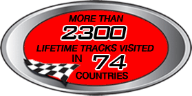 More than 2,300 Lifetime Tracks Visited