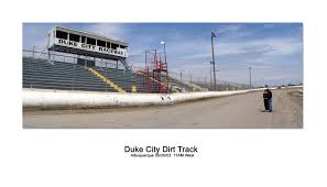 duke city raceway front stretch