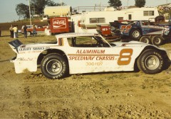 This was Darrell's entry at the Dubuque Speedway in 1984. (Dennis Piefer photo)
