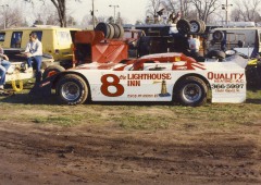 Darrell won his last feature at the West Liberty track at the age of 60. He won feature events over a span of five decades. (Dennis Piefer photo)