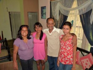 Chandra, Ashini, Laleet and Chahini. A great family!