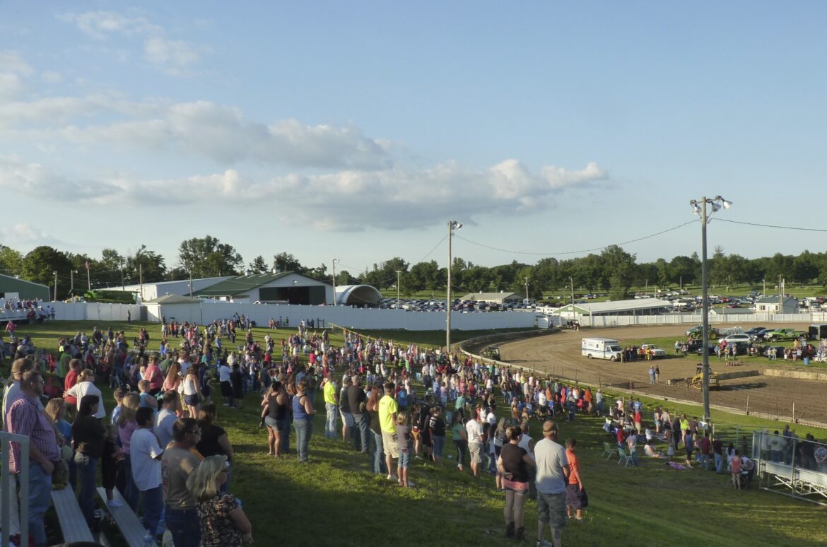 Decatur County Fairgrounds temporary oval Randy Lewis