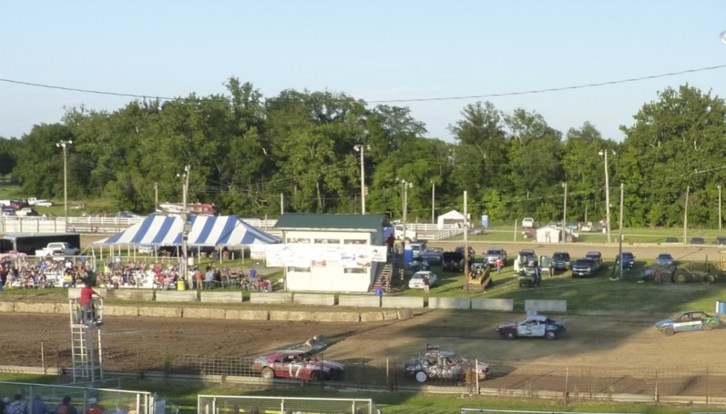 Decatur County Fairgrounds temporary oval Randy Lewis