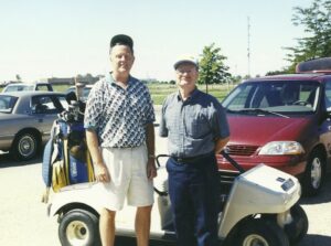 A round of golf with National Speedway Directory owner Allan Brown in Aberdeen, South Dakota.