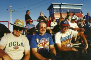 I'm joined by Will White (center) and Ed Esser on "trackchasing double" night.