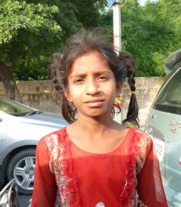 indian girl in red dress