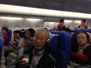 passengers on india flt trip