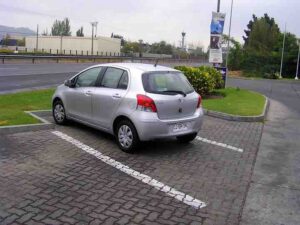 This is my Econorent Racing Toyota Yaris.....my rental car for the trip.