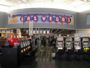 I wouldn't even have to leave the airport to do some gambling.