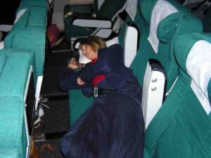 Sleeping Air Lingus Ireland