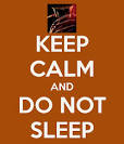 keep calm sleep