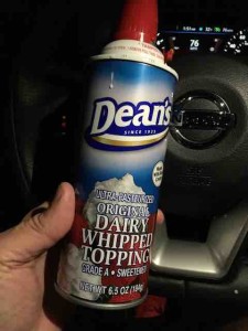 whipped cream