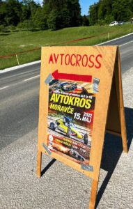 Slovenia autocross sign